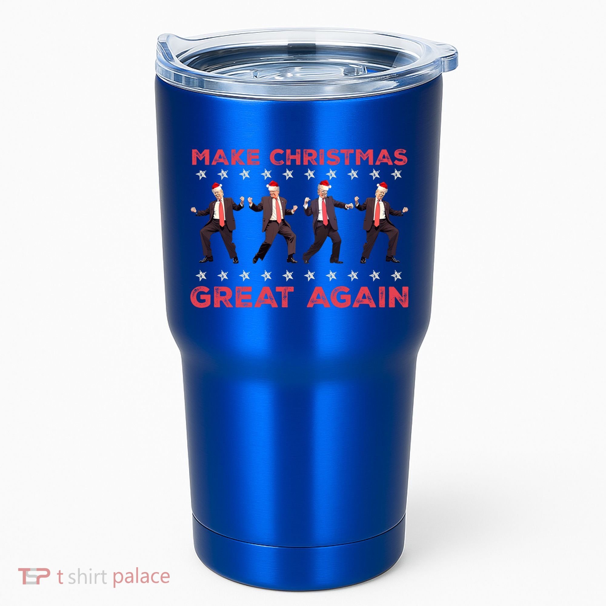 Santa Trump Dance Make Christmas Great Again Xmas Pajamas Gift Tumbler