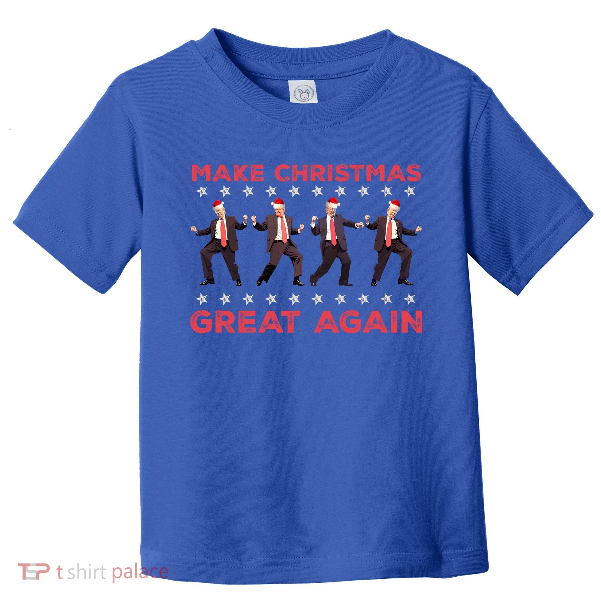 Santa Trump Dance Make Christmas Great Again Xmas Pajamas Gift Toddler T-Shirt