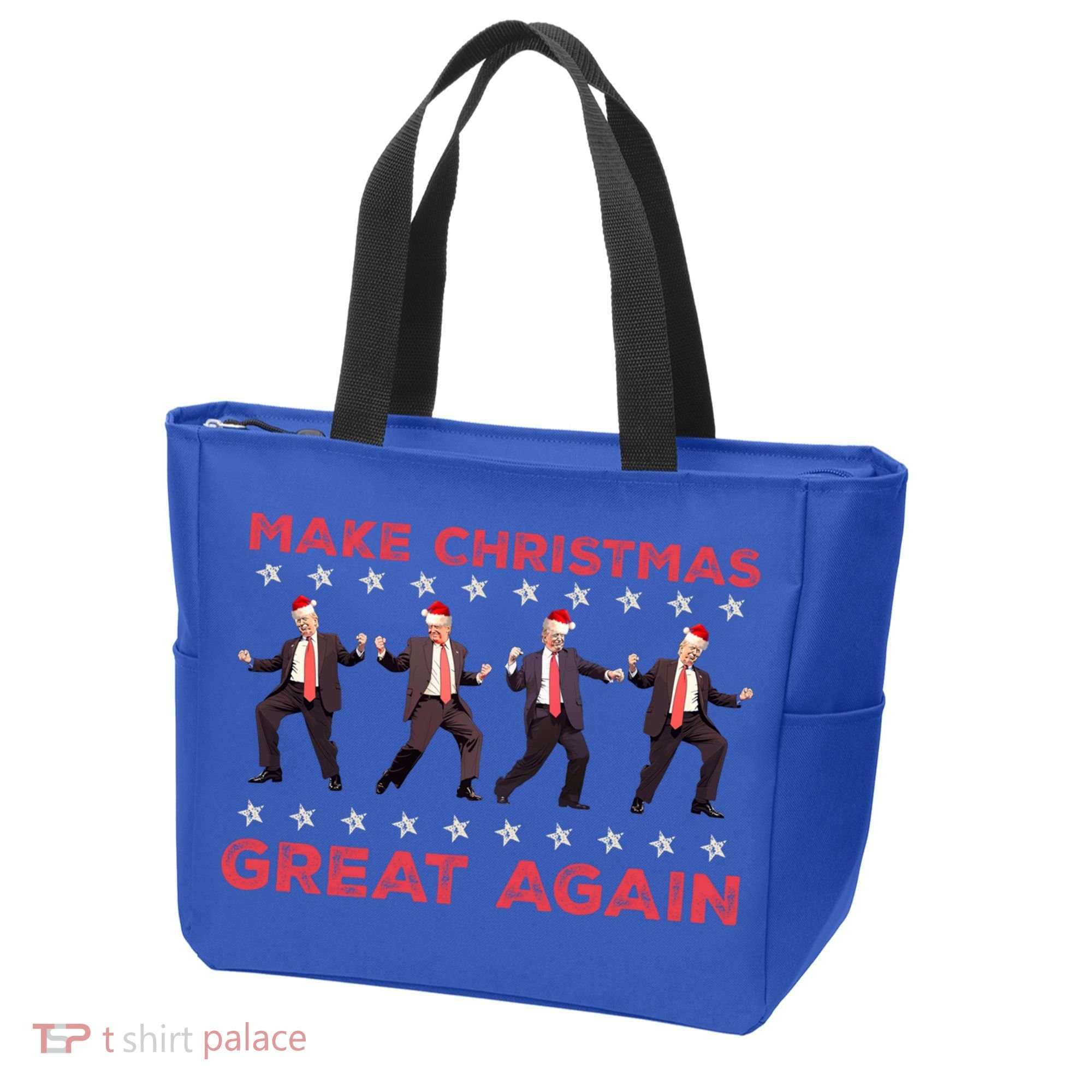 Santa Trump Dance Make Christmas Great Again Xmas Pajamas Gift Tote Bag
