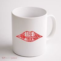 Save The Drama For Your Mama Lips Funny Coffee Mug thumb 1
