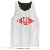 Save The Drama For Your Mama Lips Funny Mesh Reversible Basketball Jersey Tank thumb 0