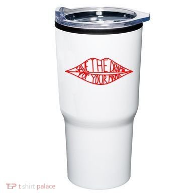 Save The Drama For Your Mama Lips Funny Tumbler