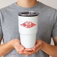 Save The Drama For Your Mama Lips Funny Tumbler thumb 2