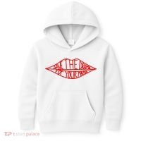 Save The Drama For Your Mama Lips Funny Kids Hoodie thumb 0