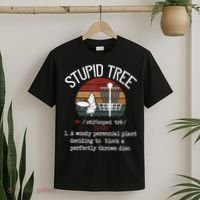 Stupid Tree Disc Golf Tshirt Funny Gift Frisbee Vintage TShirt T-Shirt thumb 2