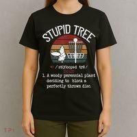 Stupid Tree Disc Golf Tshirt Funny Gift Frisbee Vintage TShirt T-Shirt thumb 4