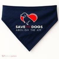 Save The Dogs Abolish The ATF USA-Made Doggie Bandana thumb 0