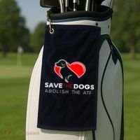 Save The Dogs Abolish The ATF Golf Towel thumb 2