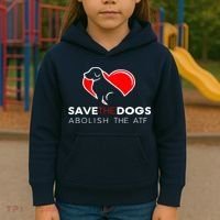 Save The Dogs Abolish The ATF Kids Hoodie thumb 3