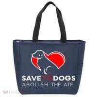 Save The Dogs Abolish The ATF Tote Bag thumb 0