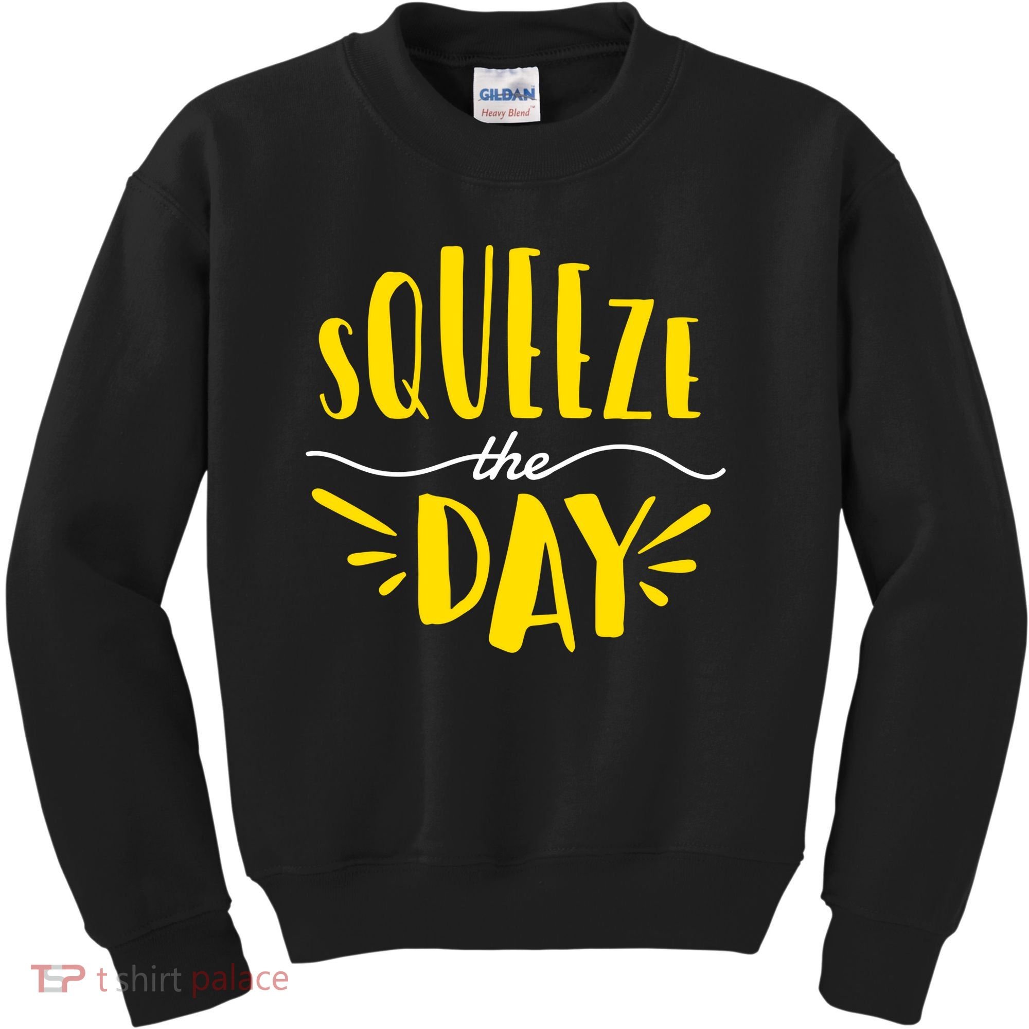 Squeeze The Day Motivation Kids Sweatshirt