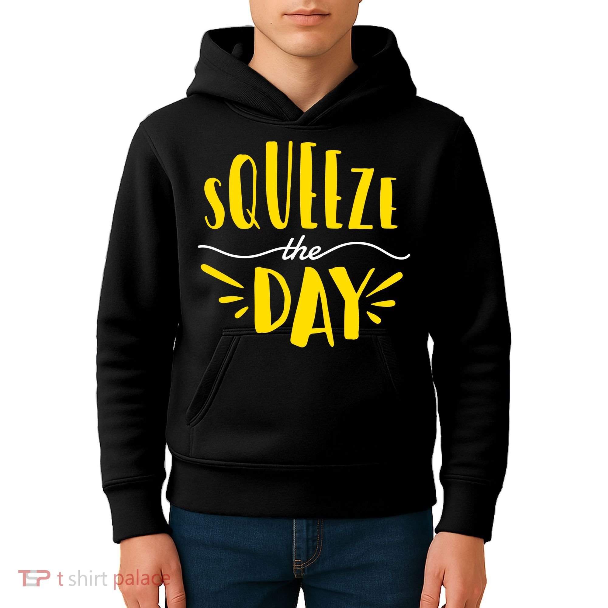 Squeeze The Day Motivation Kids Hoodie