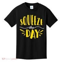 Squeeze The Day Motivation Kids T-Shirt thumb 0