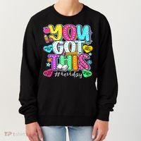 State Testing Day Motivational Teacher Groovy You Got This Women's Sweatshirt thumb 0
