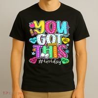 State Testing Day Motivational Teacher Groovy You Got This T-Shirt thumb 3