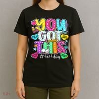 State Testing Day Motivational Teacher Groovy You Got This T-Shirt thumb 4