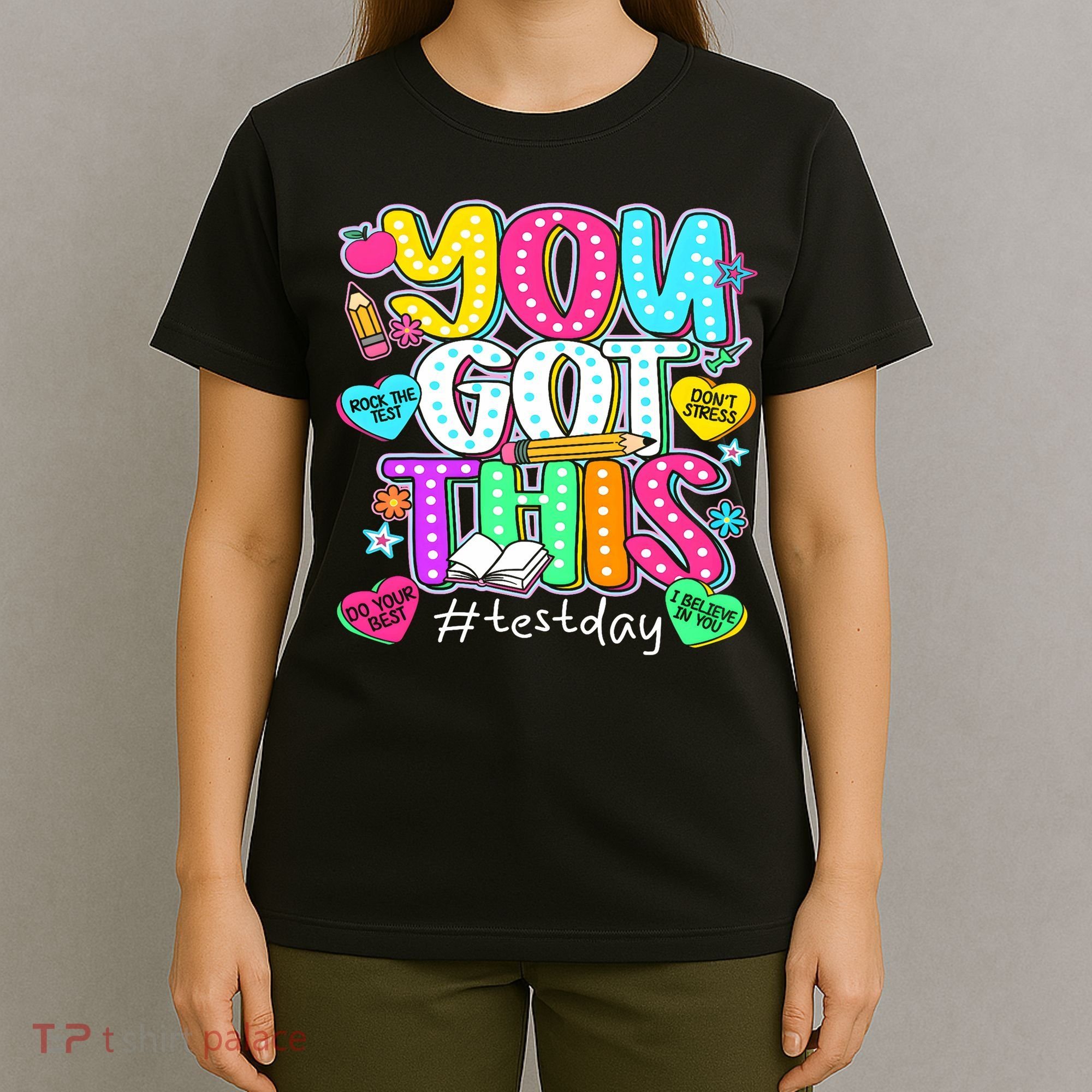 State Testing Day Motivational Teacher Groovy You Got This T-Shirt
