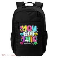 State Testing Day Motivational Teacher Groovy You Got This Backpack thumb 0