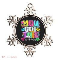 State Testing Day Motivational Teacher Groovy You Got This Ornament thumb 0