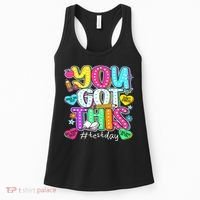 State Testing Day Motivational Teacher Groovy You Got This Women's Tank Top thumb 0