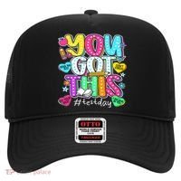 State Testing Day Motivational Teacher Groovy You Got This Hat thumb 0