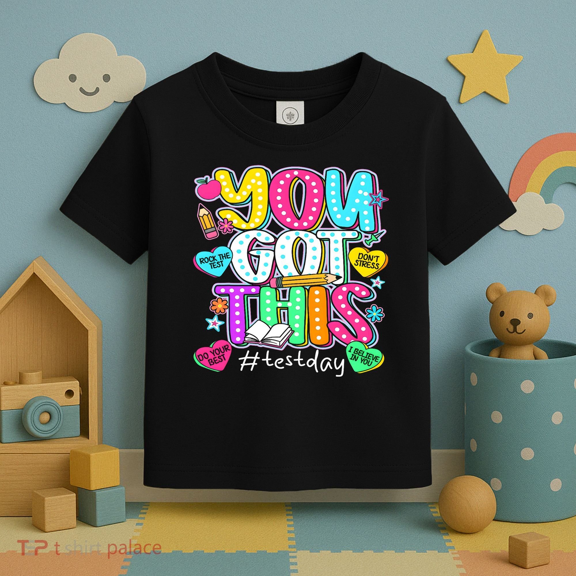 State Testing Day Motivational Teacher Groovy You Got This Toddler T-Shirt