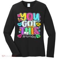 State Testing Day Motivational Teacher Groovy You Got This Women's Long Sleeve Shirt thumb 0