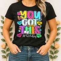 State Testing Day Motivational Teacher Groovy You Got This Women's T-Shirt thumb 2