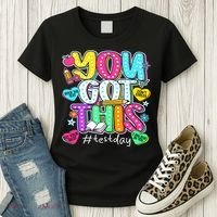 State Testing Day Motivational Teacher Groovy You Got This Women's T-Shirt thumb 3