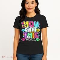 State Testing Day Motivational Teacher Groovy You Got This Women's T-Shirt thumb 4