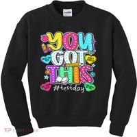 State Testing Day Motivational Teacher Groovy You Got This Kids Sweatshirt thumb 0
