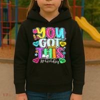 State Testing Day Motivational Teacher Groovy You Got This Kids Hoodie thumb 3