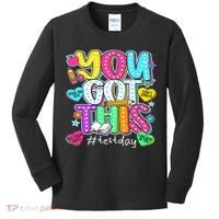 State Testing Day Motivational Teacher Groovy You Got This Kids Long Sleeve Shirt thumb 0