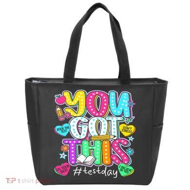 State Testing Day Motivational Teacher Groovy You Got This Tote Bag