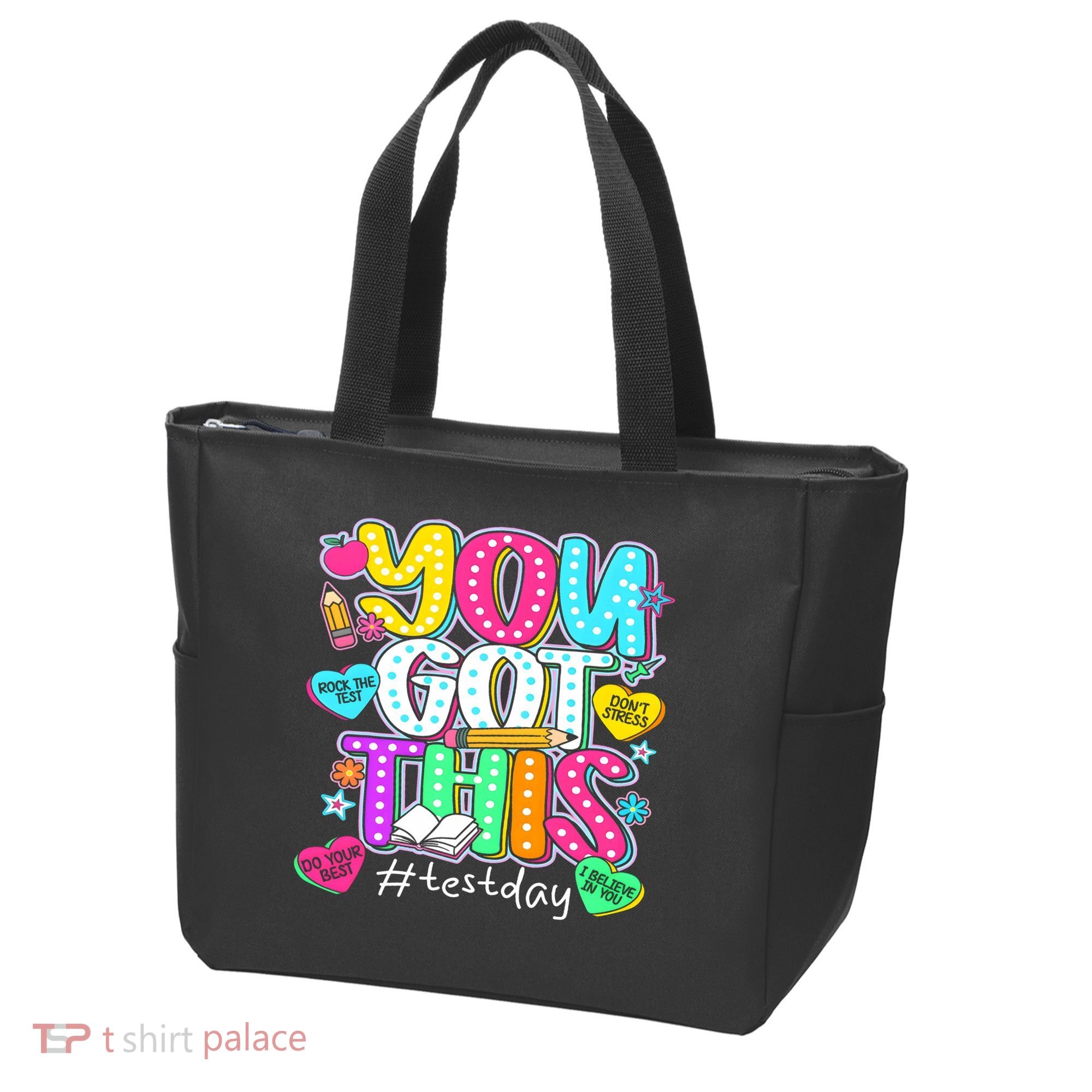 State Testing Day Motivational Teacher Groovy You Got This Tote Bag