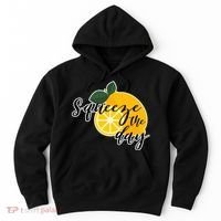 Squeeze The Day Lemon Motivational Hoodie thumb 0