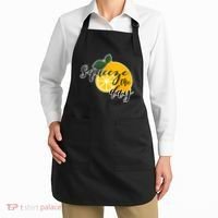 Squeeze The Day Lemon Motivational Apron thumb 2