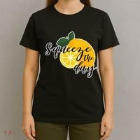 Squeeze The Day Lemon Motivational T-Shirt thumb 4