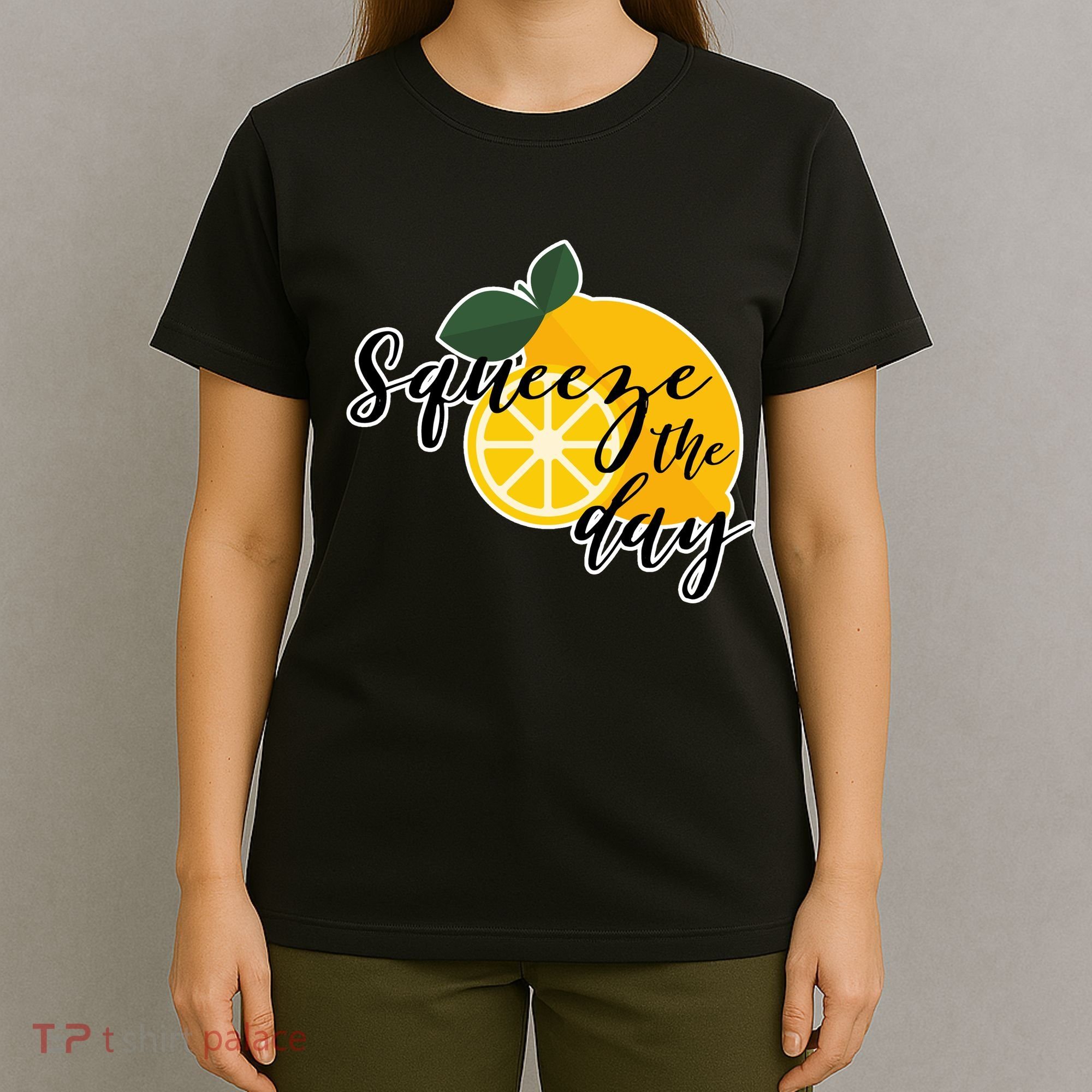 Squeeze The Day Lemon Motivational T-Shirt