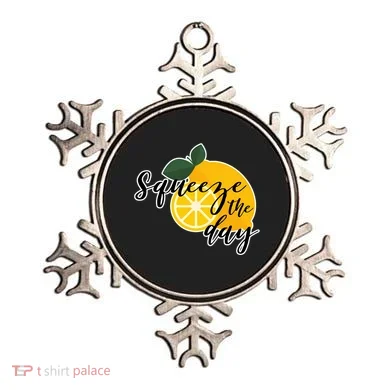 Squeeze The Day Lemon Motivational Ornament
