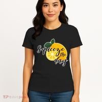 Squeeze The Day Lemon Motivational Women's T-Shirt thumb 4