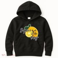 Squeeze The Day Lemon Motivational Kids Hoodie thumb 0