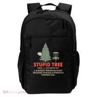 Stupid Tree Disc Golf For A King Backpack thumb 0