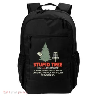 Stupid Tree Disc Golf For A King Backpack