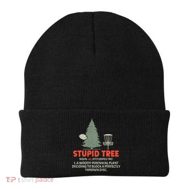 Stupid Tree Disc Golf For A King Beanie