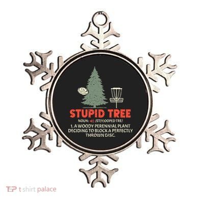 Stupid Tree Disc Golf For A King Ornament