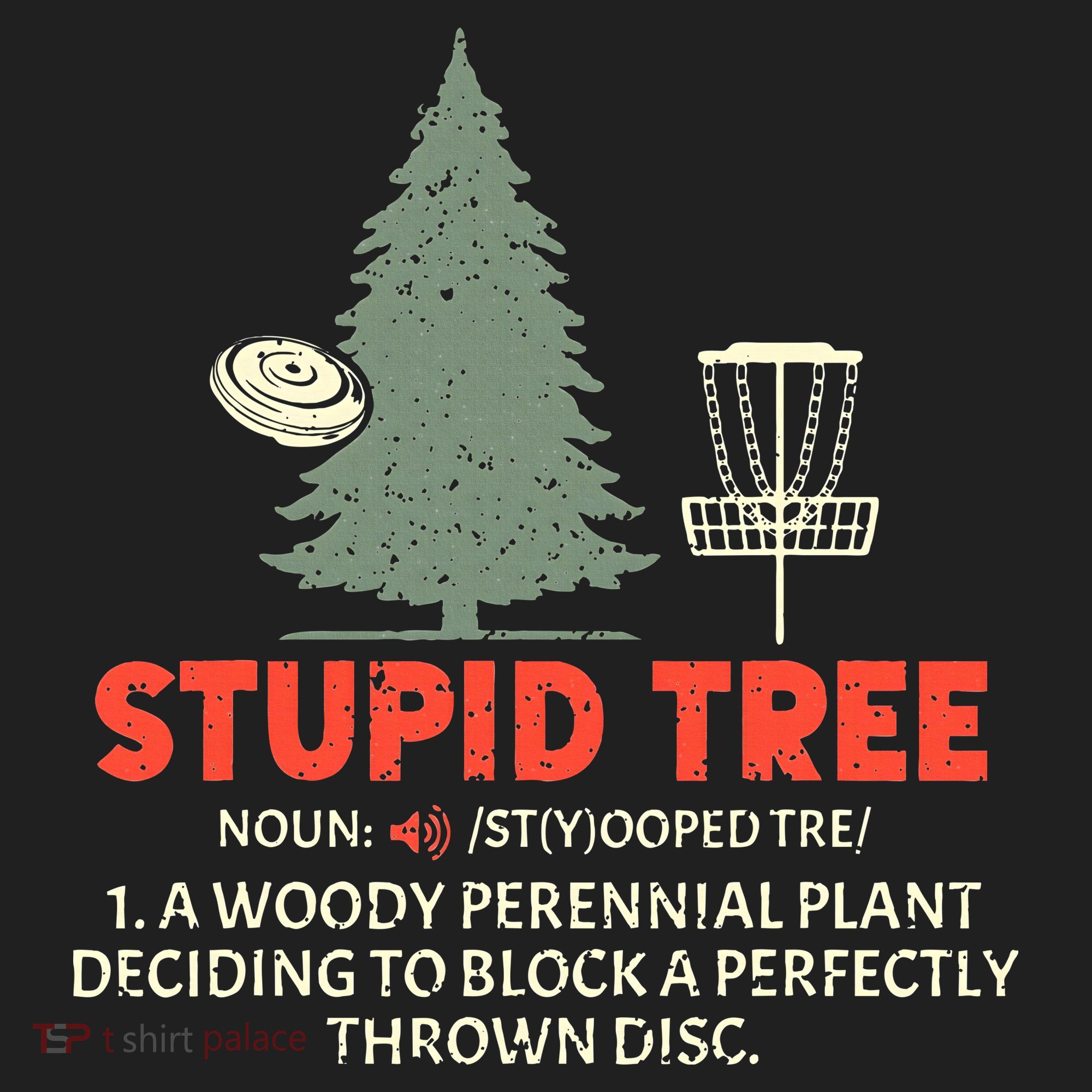 Stupid Tree Disc Golf For A King Golf Towel