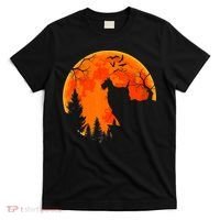 Scottish Terrier Dog And Moon Halloween Costume Dog Lover T-Shirt thumb 0