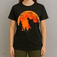 Scottish Terrier Dog And Moon Halloween Costume Dog Lover T-Shirt thumb 4