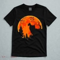 Scottish Terrier Dog And Moon Halloween Costume Dog Lover T-Shirt thumb 5